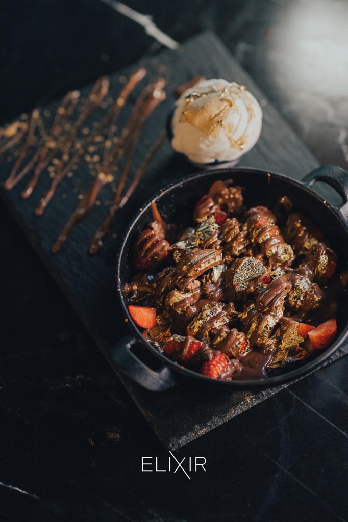 Elixir Lounge & Restaurant Glasgow Waffles